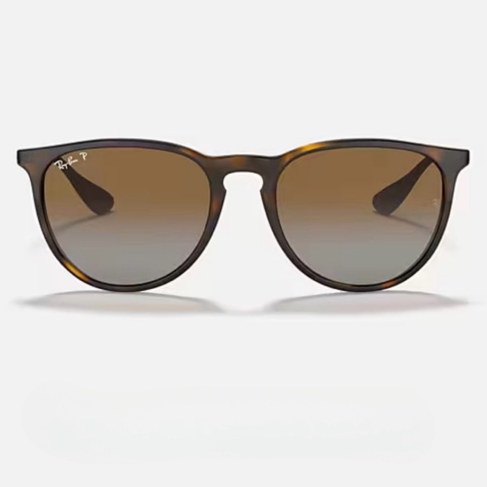 Ray-Ban Erika Classic, Polished Light Havana Frame, Brown Lenses